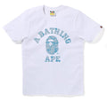 A BATHING APE Ladies' SOLID CAMO COLLEGE TEE