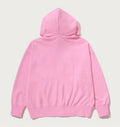 A BATHING APE Ladies' BAPE LOGO CRYSTAL STONES OVERSIZED ZIP HOODIE