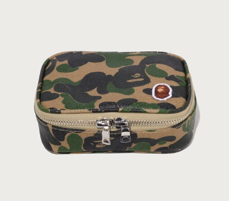 A BATHING APE ABC CAMO AMENITY POUCH TRAVEL