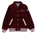 A BATHING APE GENERAL CORDUROY VARSITY JACKET