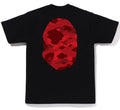 A BATHING APE COLOR CAMO BIG APE HEAD TEE