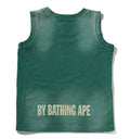 A BATHING APE BAPE KIDS APE FACE WASHED FLEECE TANK TOP - happyjagabee store