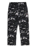 A BATHING APE MULTI PIXEL CAMO WIDE LEG SWEAT PANTS
