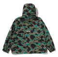 A BATHING APE BAPE BY KAZUKI KURAISHI CAMO SHARK PACKABLE SNOWBOARD JACKET