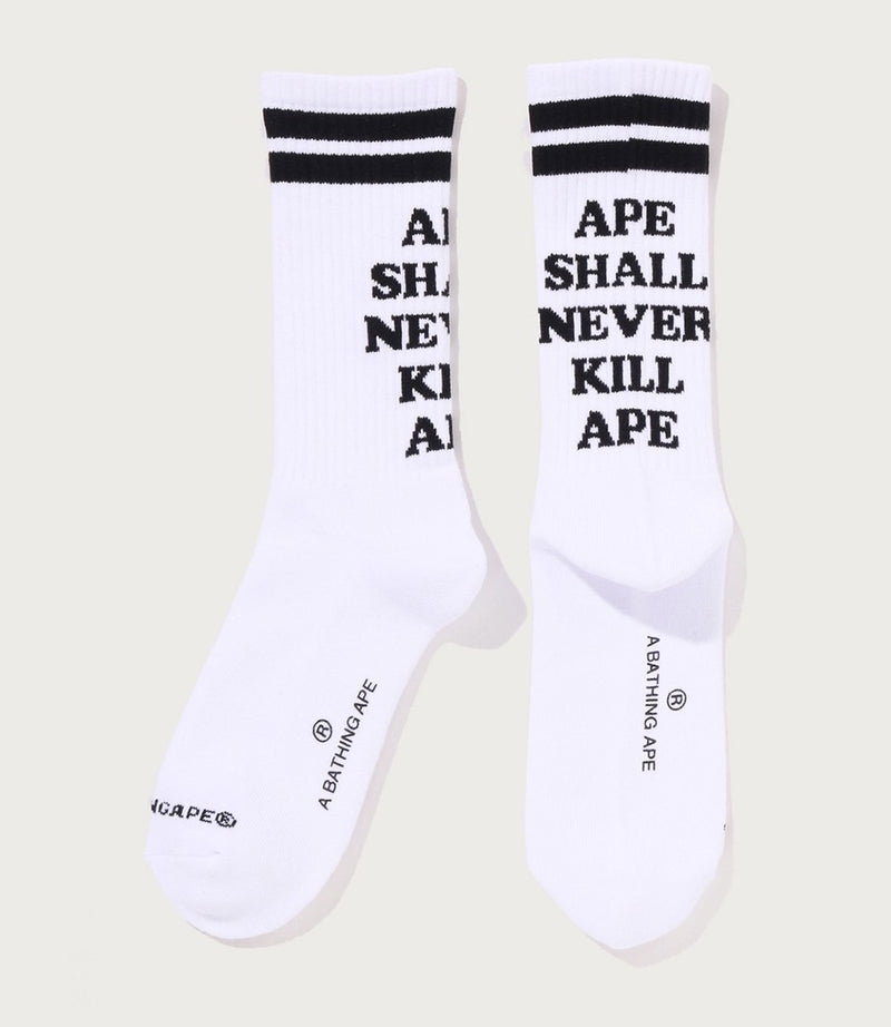 A BATHING APE A.S.N.K.SOCKS