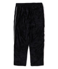 A BATHING APE BATHING APE LOGO VELVET LOOSE FIT PANTS