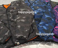 A BATHING APE COLOR CAMO STA QUILTING REVERSIBLE LIGHT DOWN JACKET