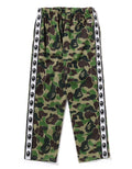 A BATHING APE ABC CAMO RELAXED FIT TRACK PANTS