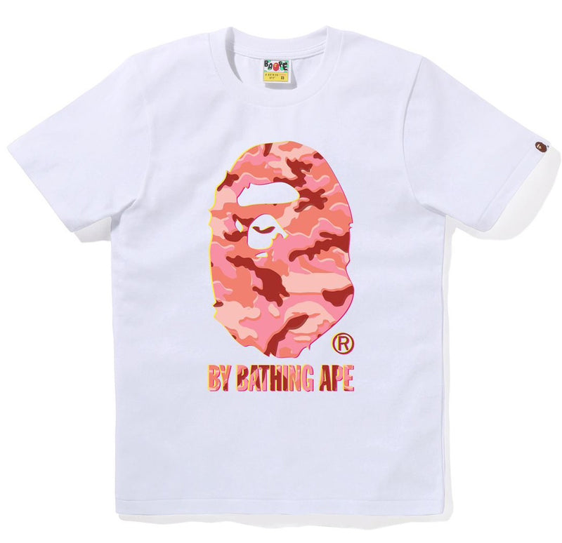 A BATHING APE Ladies' GLITCH WOODLAND CAMO BY BATHING APE TEE
