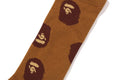 A BATHING APE APE HEAD PATTERN SOCKS