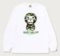 A BATHING APE ABC CAMO BABY MILO L/S TEE