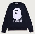 A BATHING APE BY BATHING SWEAT SHIRT CREWNECK