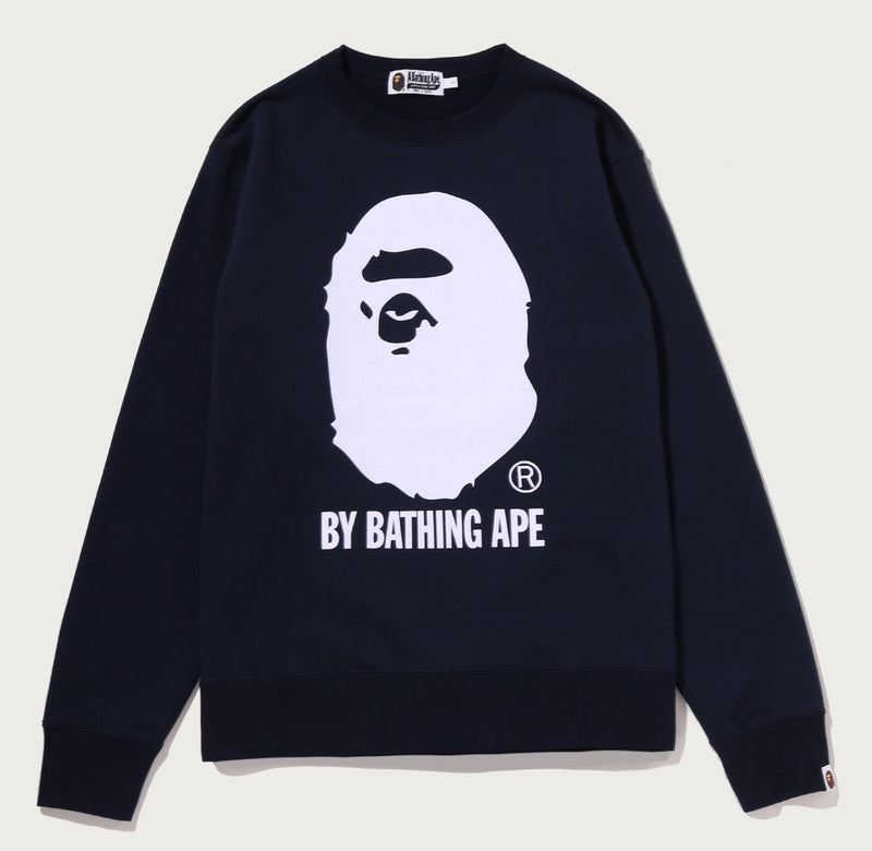 A BATHING APE BY BATHING SWEAT SHIRT CREWNECK