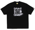 A BATHING APE GRAFFITI BAPE LOGO RELAXED FIT TEE #2