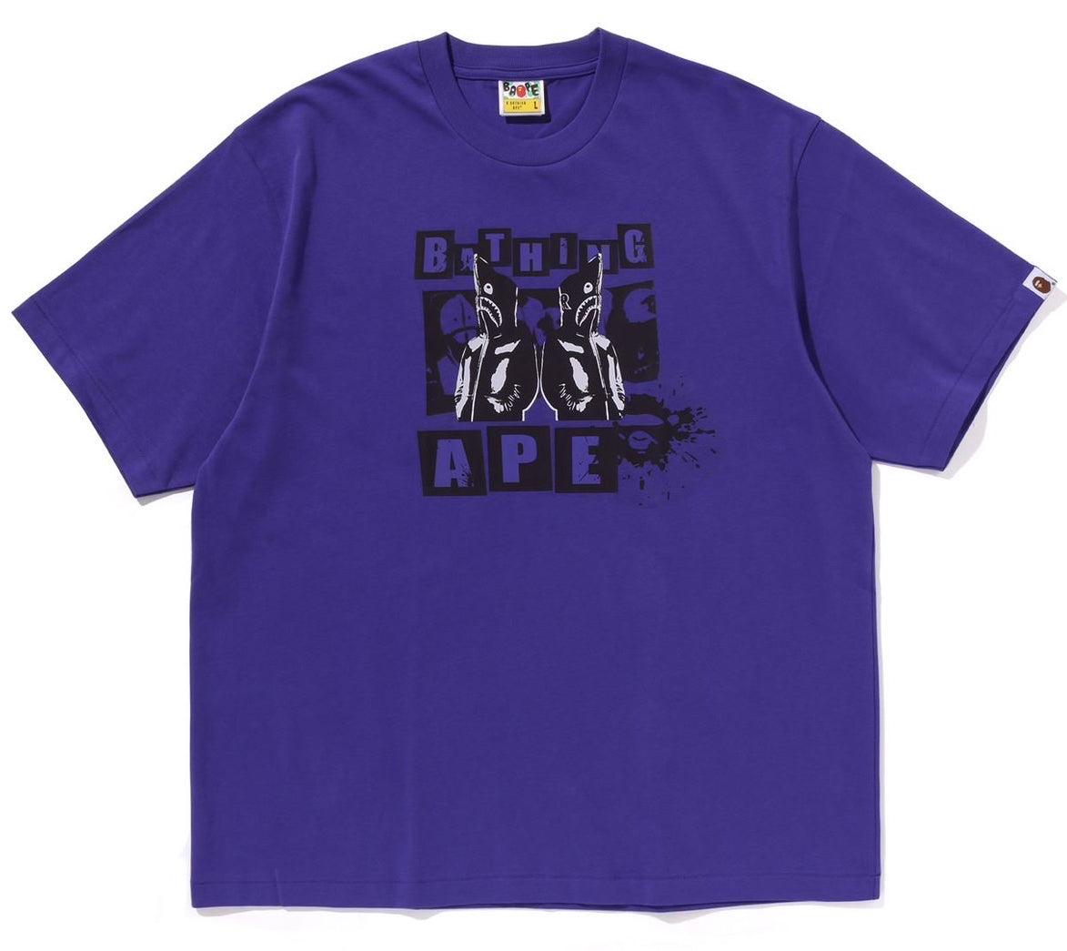 A BATHING APE GRAFFITI BAPE LOGO RELAXED FIT TEE #2