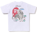 A BATHING APE TIGER SOUVENIR TEE