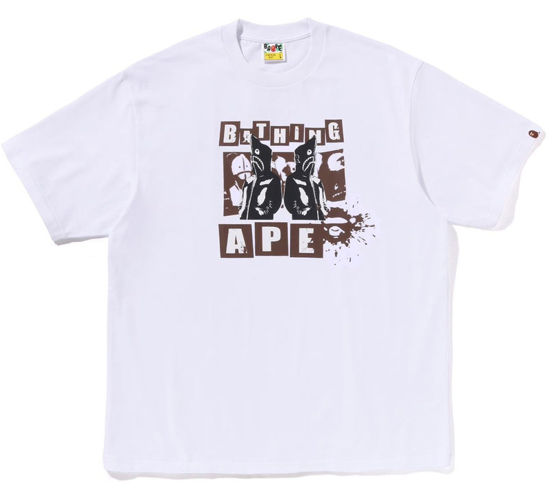 A BATHING APE GRAFFITI BAPE LOGO RELAXED FIT TEE #2