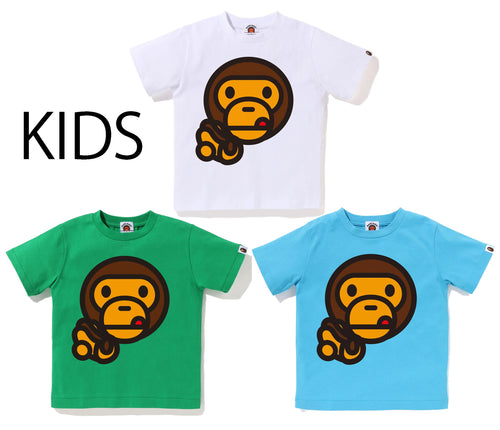 A BATHING APE BAPE KIDS BABY MILO HOTDOG TEE