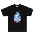 A BATHING APE BAPE x DISNEY STITCH ABC CAMO APE HEAD TEE