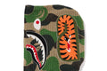A BATHING APE ABC CAMO CROCHET RELAXED FIT SHARK FULL ZIP HOODIE