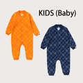 A BATHING APE BAPE KIDS TONAL MILOGRAM BANANA COVERALL