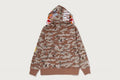 A BATHING APE TIGER CAMO TIGER FULL FIT ZIP HOODIE