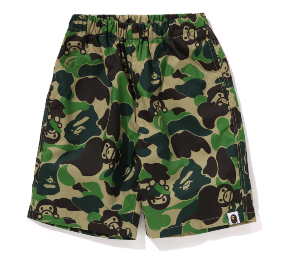 APE エイプ ABC CAMO BEACH SHORTS 水着　ハーフパンツ A BATHING APE BAPE KIDS ABC CAMO MILO BEACH SHORTS