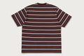 A BATHING APE ONE POINT STRIPE RELAXED FIT TEE
