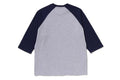 A BATHING APE COLLEGE RAGLAN L/S TEE - happyjagabee store