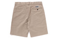 A BATHING APE APE HEAD ONE POINT CHINO SHORTS