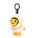 A BATHING APE BABY MILO STORE BABY PLUSH DOLL MILO HOODIE KEYCHAIN