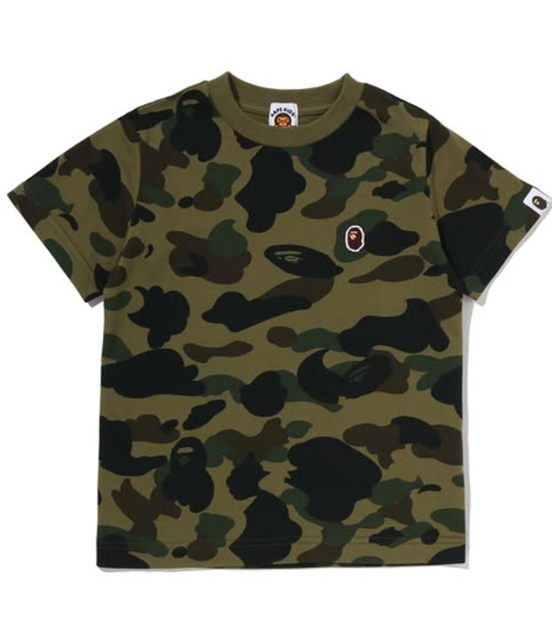 A BATHING APE BAPE KIDS 1ST CAMO ONE POINT TEE