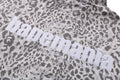 A BATHING APE WILD LEOPARD PATTERN RELAXED HALF ZIP SWEAT SHIRT