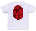 A BATHING APE COLOR CAMO BIG APE HEAD TEE
