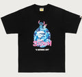 A BATHING APE BAPE x DISNEY STITCH ABC CAMO APE HEAD TEE