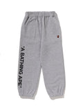 A BATHING APE BAPE KIDS APE HEAD ONE POINT SWEAT PANTS