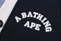 A BATHING APE BAPE KIDS 1ST CAMO APE HEAD SHIRT LAYERED CARDIGAN