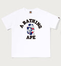 A BATHING APE BAPE KIDS STA STRIKE CAMO COLLEGE TEE