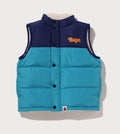 A BATHING APE BAPE KIDS BABY MILO REVERSIBLE DOWN VEST
