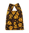 A BATHING APE BABY MILO STORE ALL BABY MILO MEDIUM ECO TOTE BAG