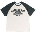 A BATHING APE BATHING APE RAGLAN TEE