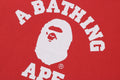 A BATHING APE CLASSIC COLLEGE CREWNECK SWEAT SHIRT
