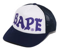 A BATHING APE BAPE GLITTER PRINT MESH CAP