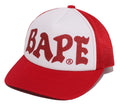 A BATHING APE BAPE GLITTER PRINT MESH CAP
