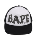 A BATHING APE BAPE GLITTER PRINT MESH CAP