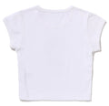 A BATHING APE Ladies' BABY LISA CRYSTAL STONE CROPPED TEE