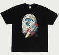 A BATHING APE MOON APE HEAD TEE
