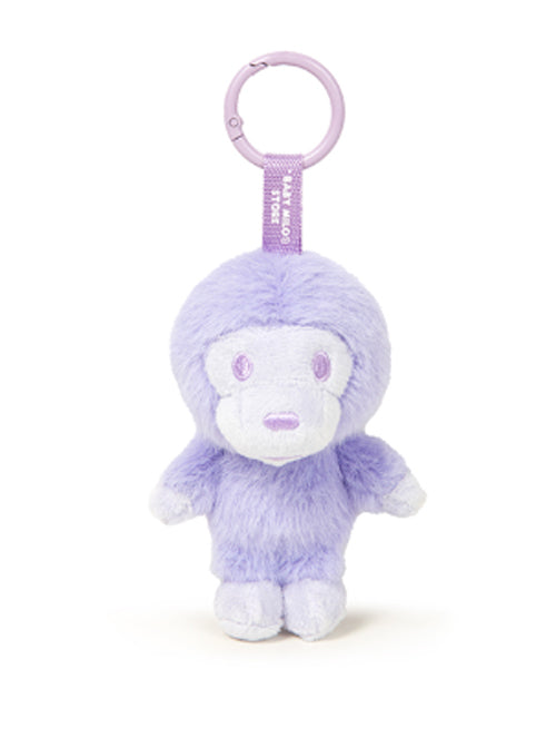 A BATHING APE BABY MILO STORE BABY MILO FUR PLUSH DOLL KEYCHAIN