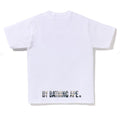 A BATHING APE BAPE CHECK APE FACE TEE