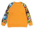 A BATHING APE BAPE KIDS 3D MILO ALL FRIENDS CREWNECK SWEAT SHIRT